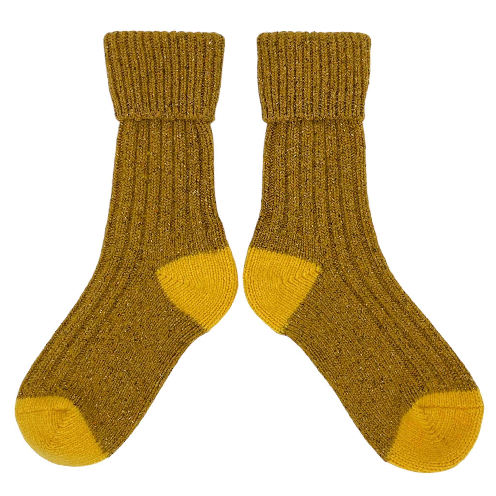 Recycled Lambswool & Silk Ribbed Socks (7 colours) - Image 14