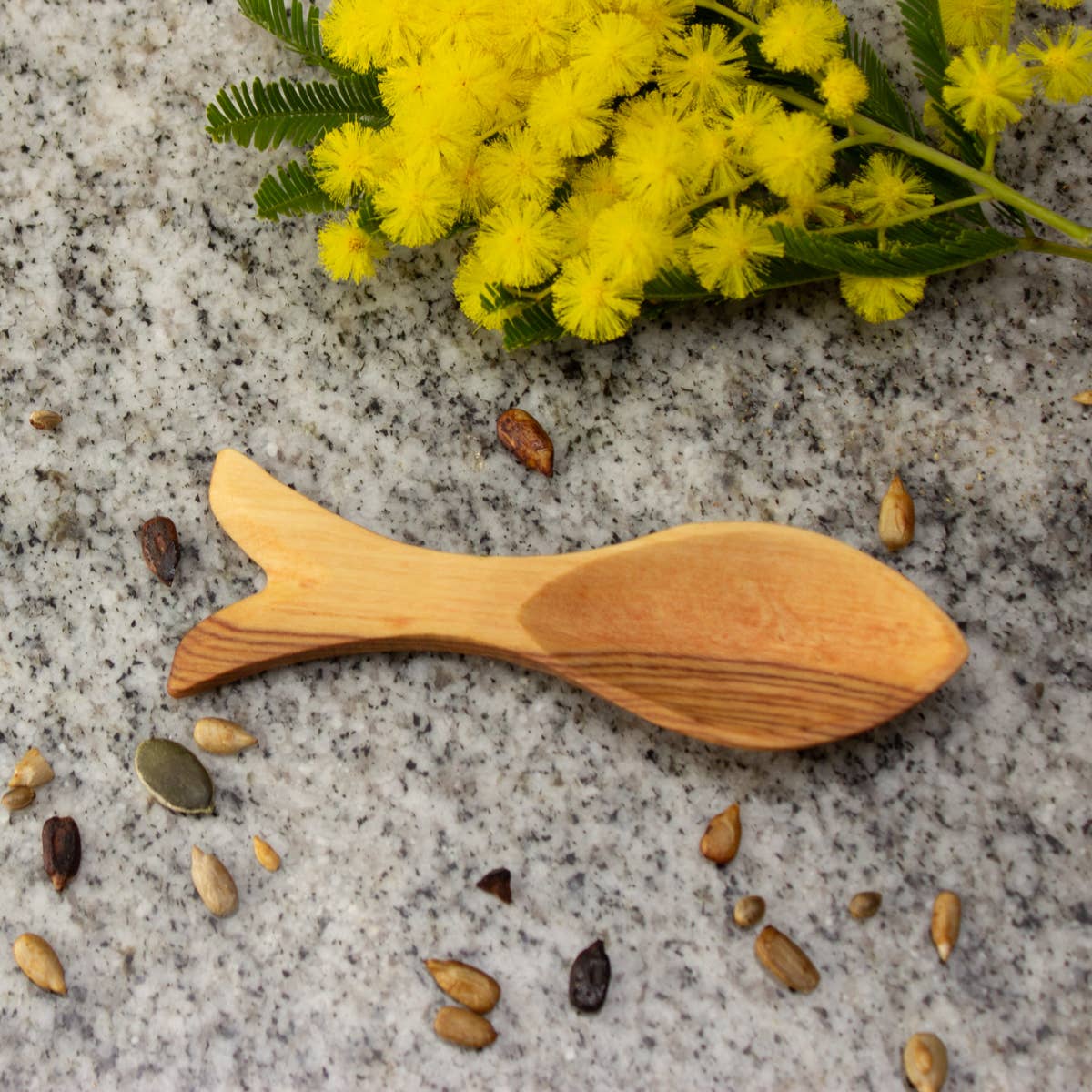 Olive Wood Fish Spoons - Image 6