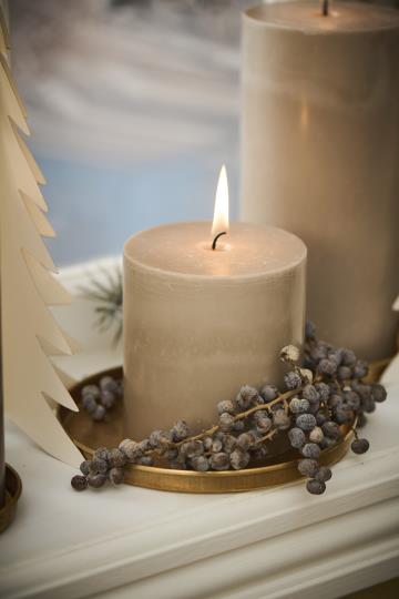 Linen Church Candle - Nordic Swan Eco Wax - Image 3