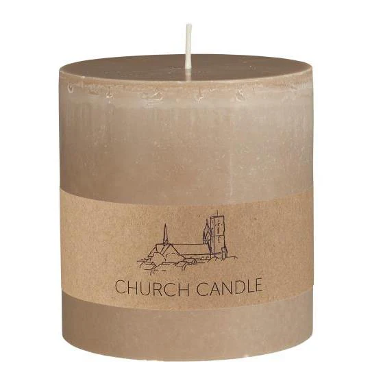Linen Church Candle - Nordic Swan Eco Wax - Image 4