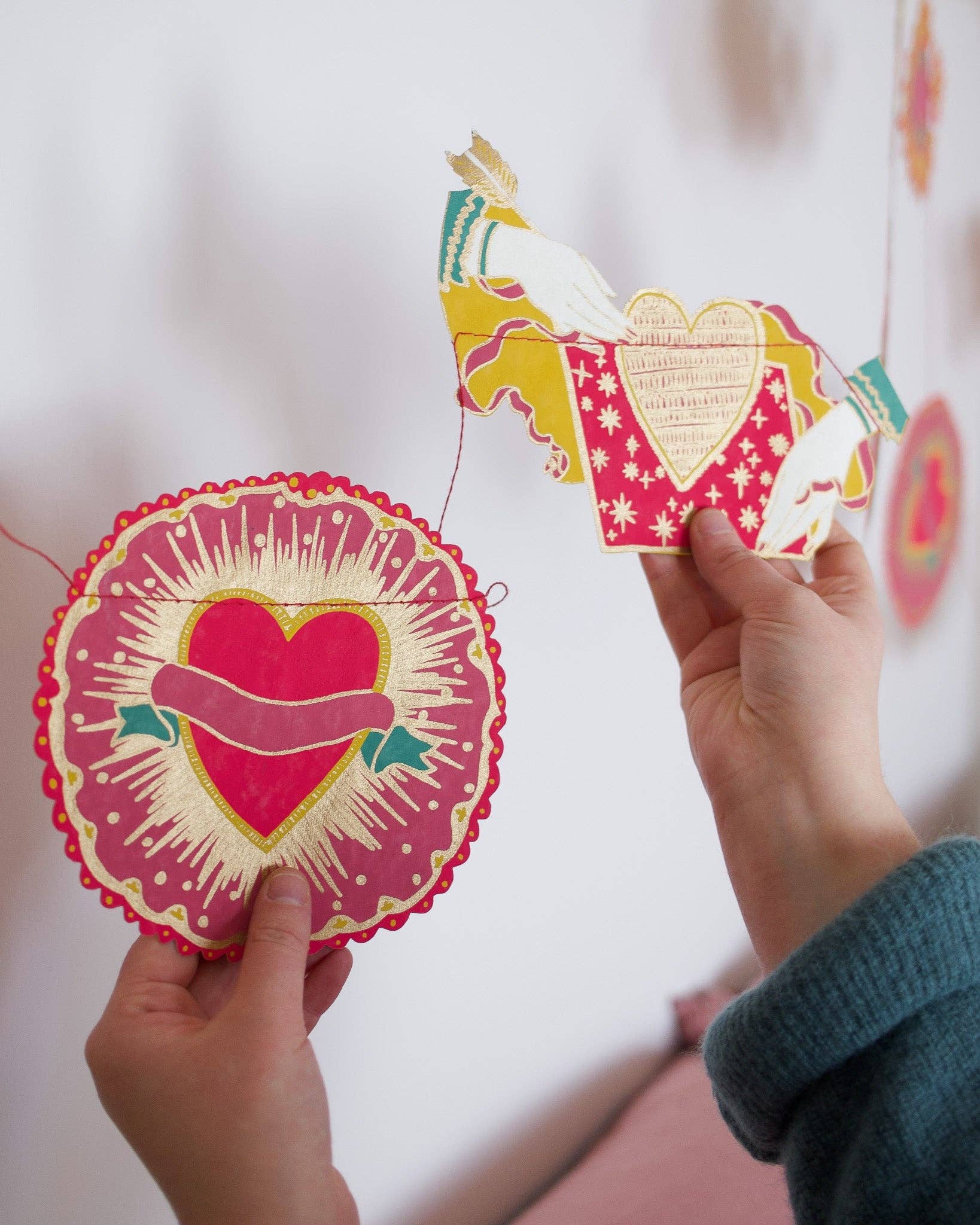 East End Press - Sacred Heart Sewn Garland - Image 5