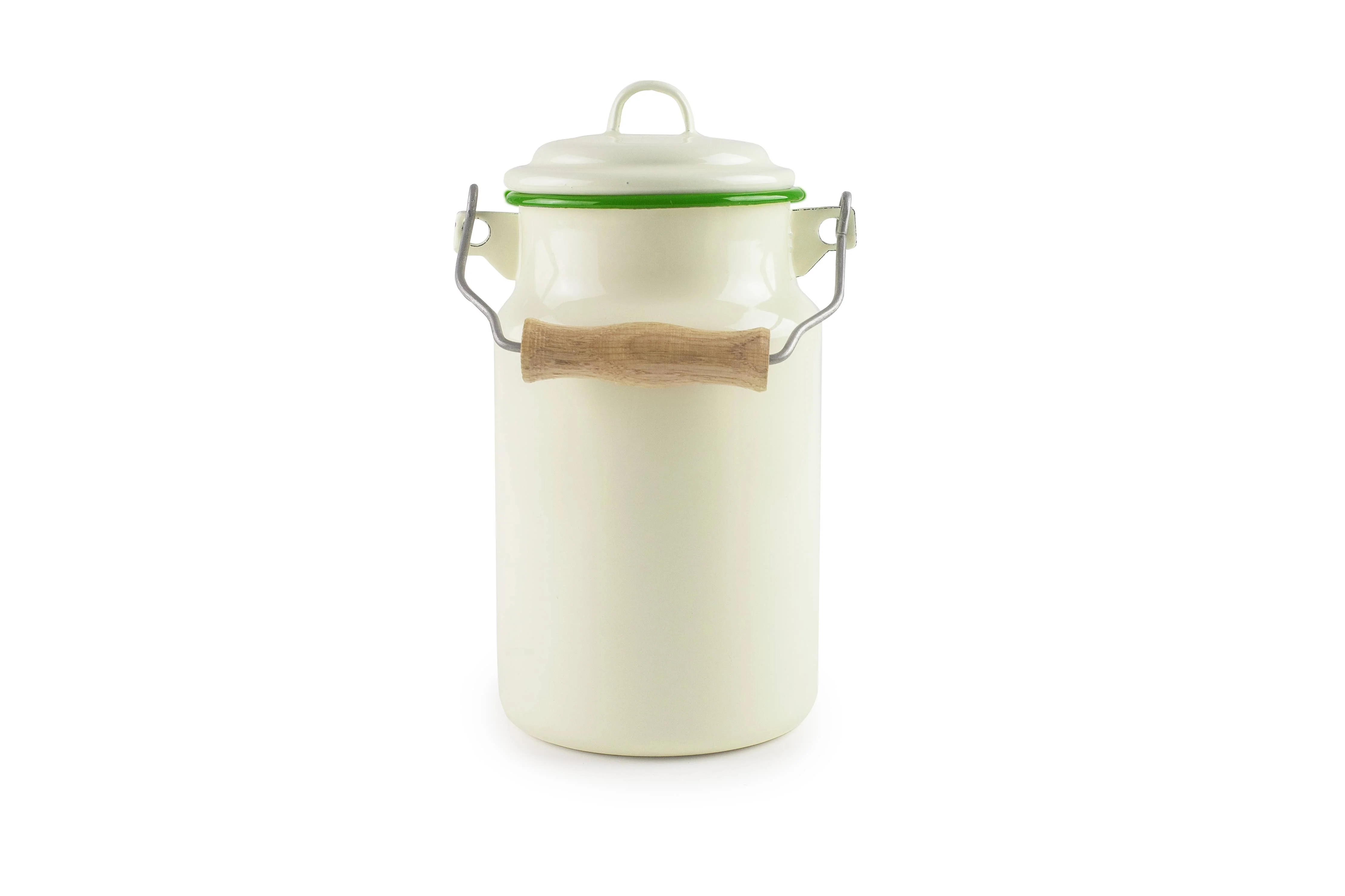 Small Compost/Yoghurt Enamel Pot - Image 3
