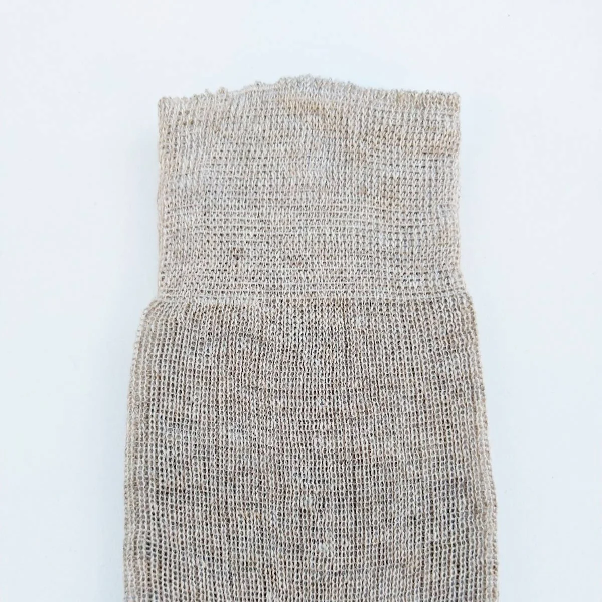 100% Linen Natural Ankle Socks - Image 3