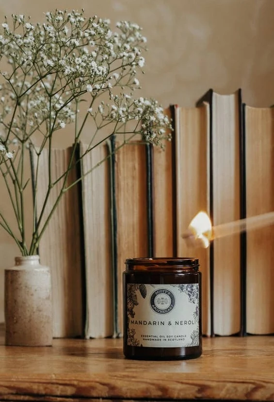 Essential Oil Candle by Scott's Apothecary (180g) - Image 4
