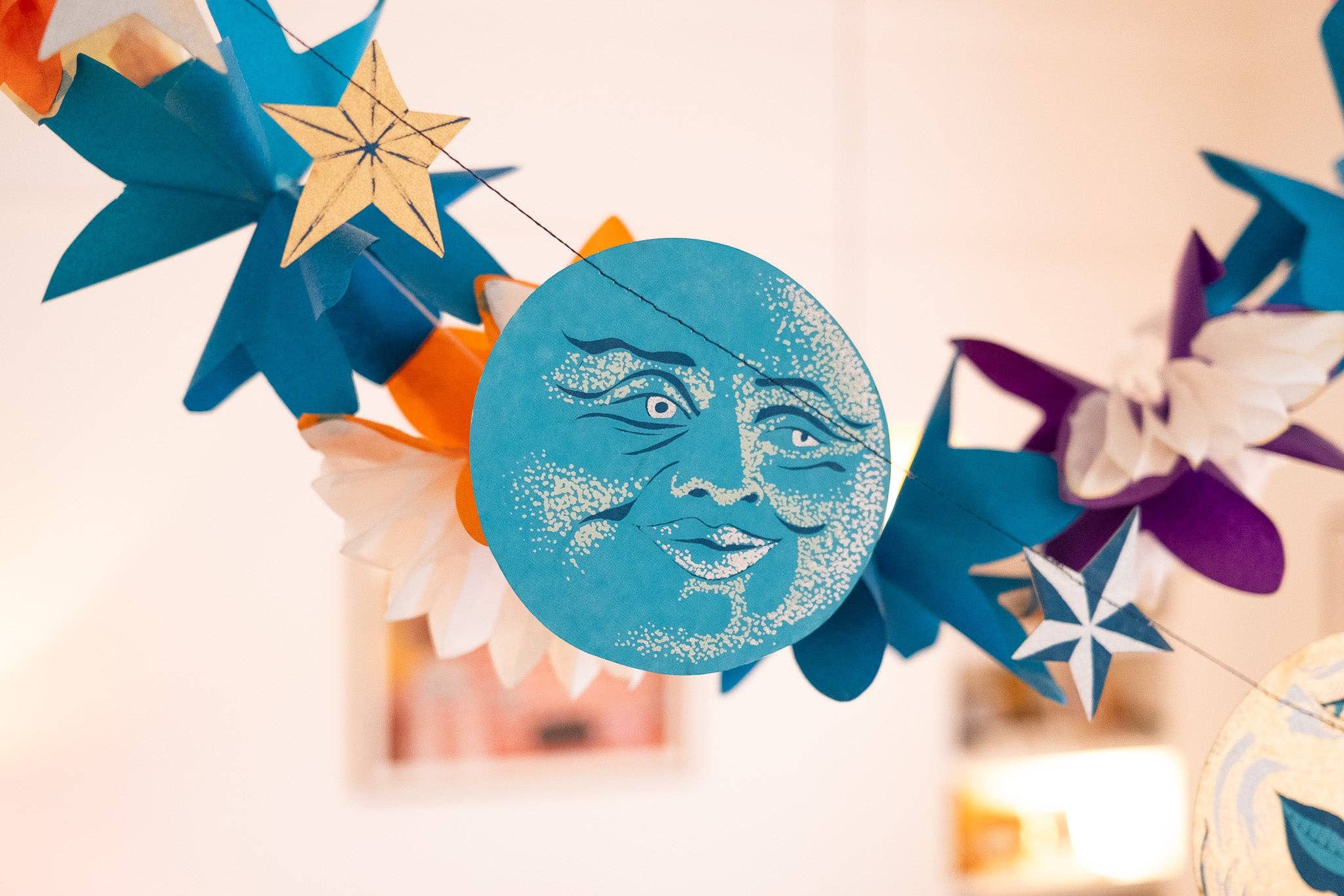 Man on the Moon Sewn Garland - Image 10