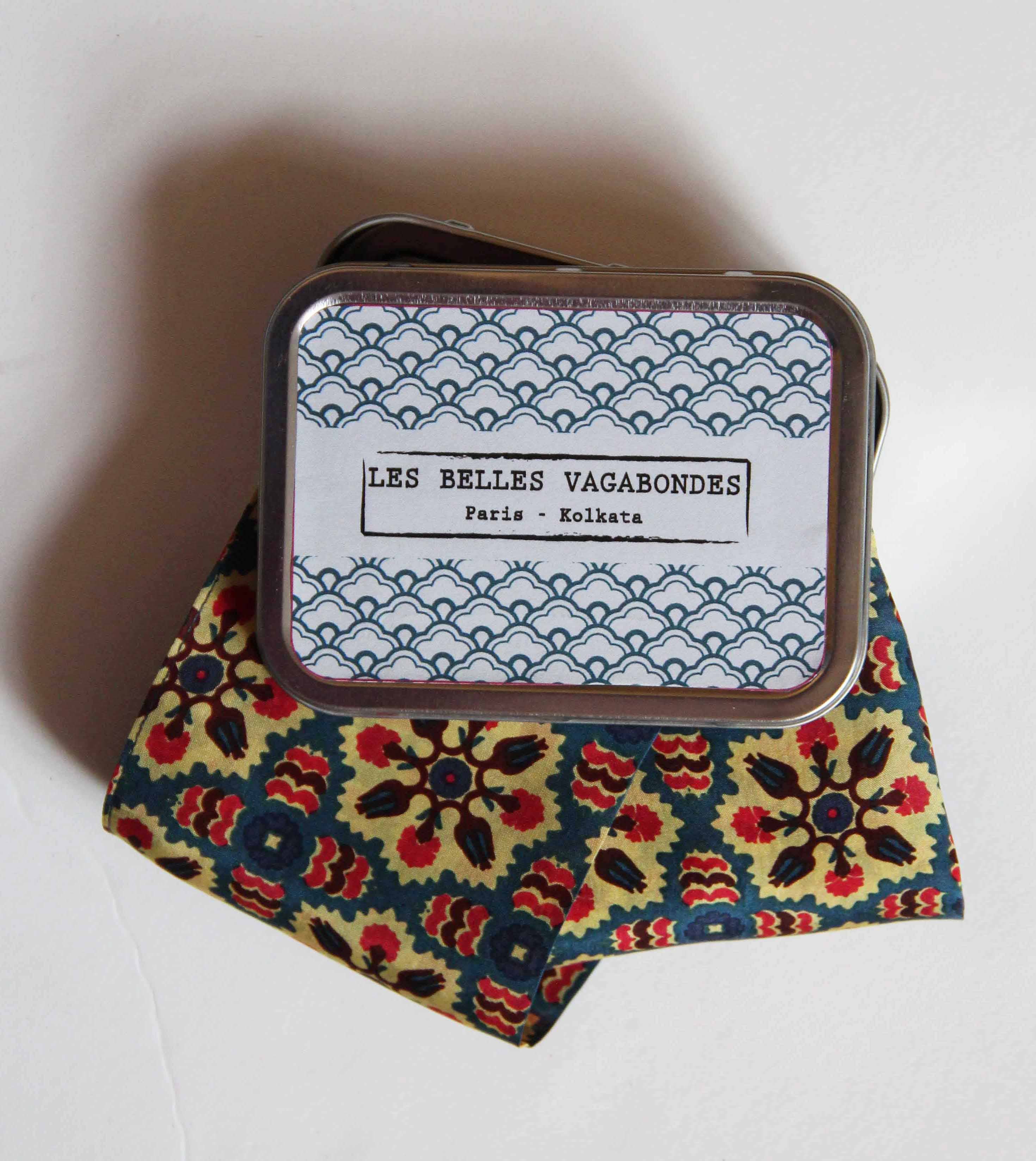 Marrakech Yellow Headband - 100% Silk - Image 4