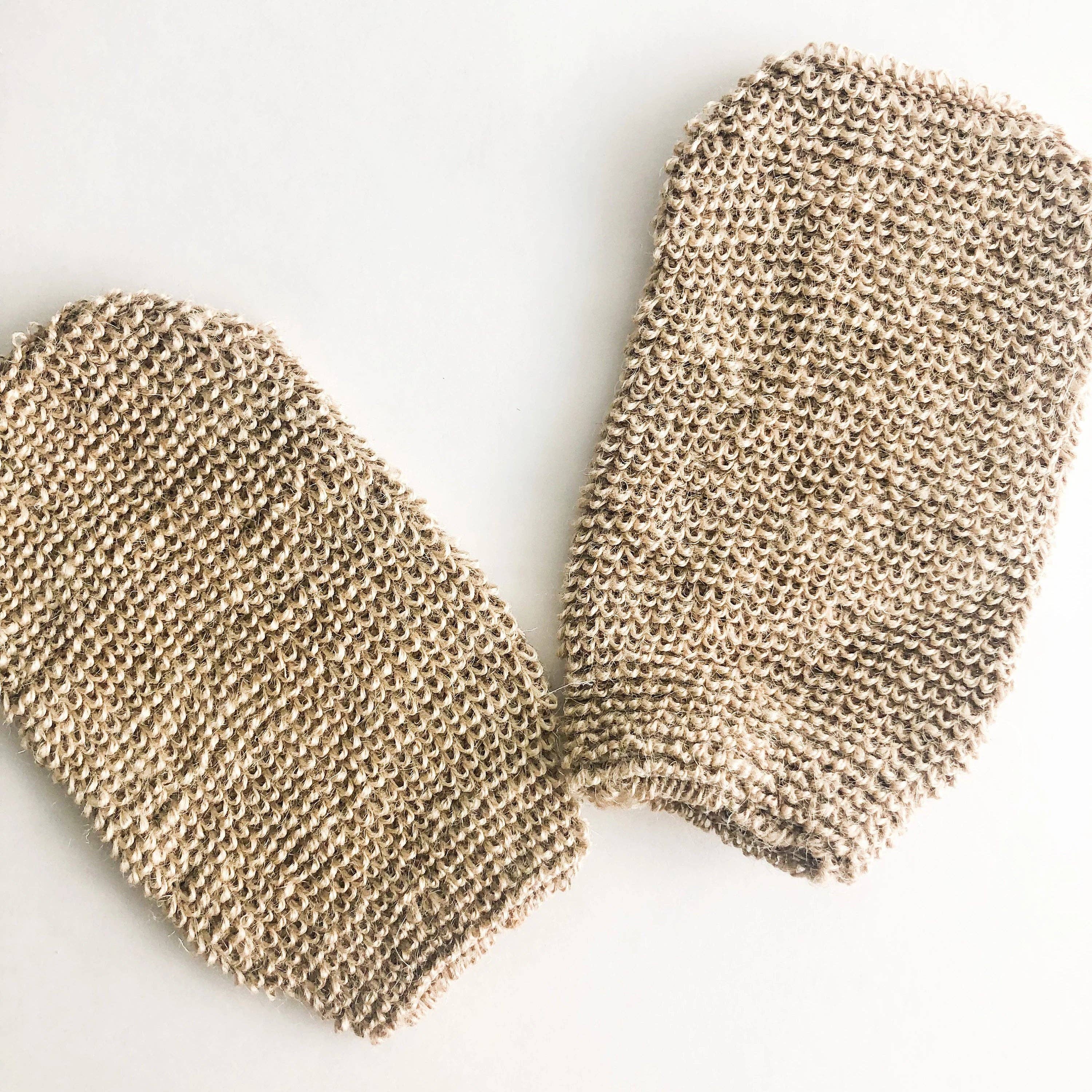 Exfoliating Jute Bath Mitt - Image 2