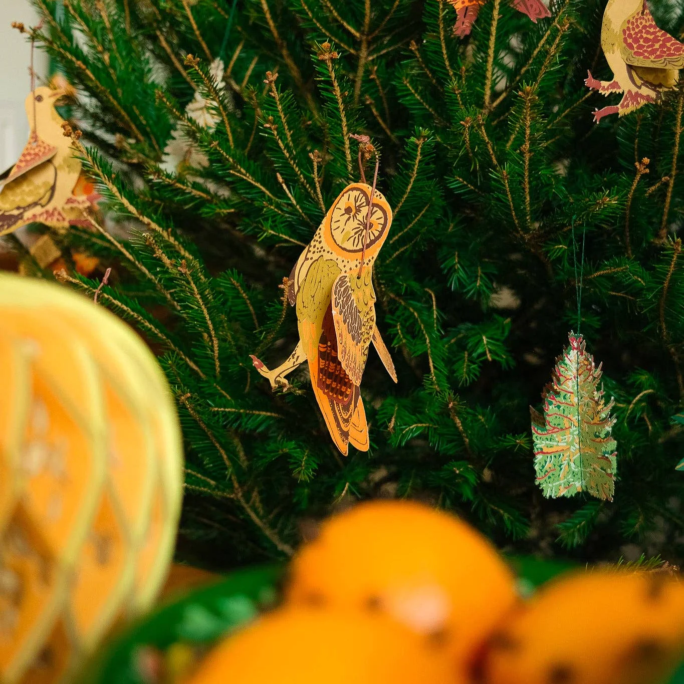 Winter Birds Paper Ornaments - Image 6